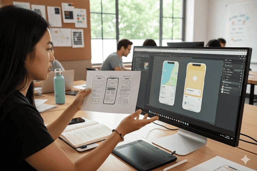 App UI/UX design