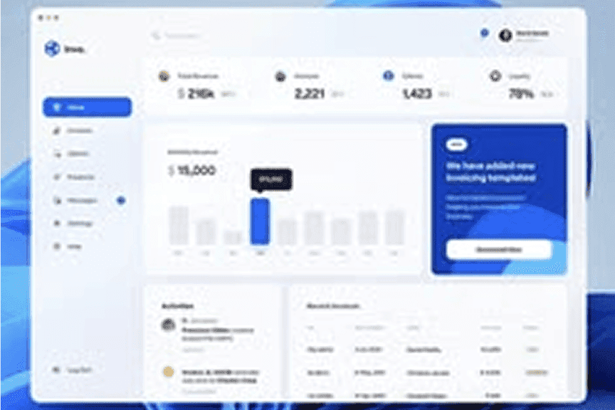 SaaS & dashboard design